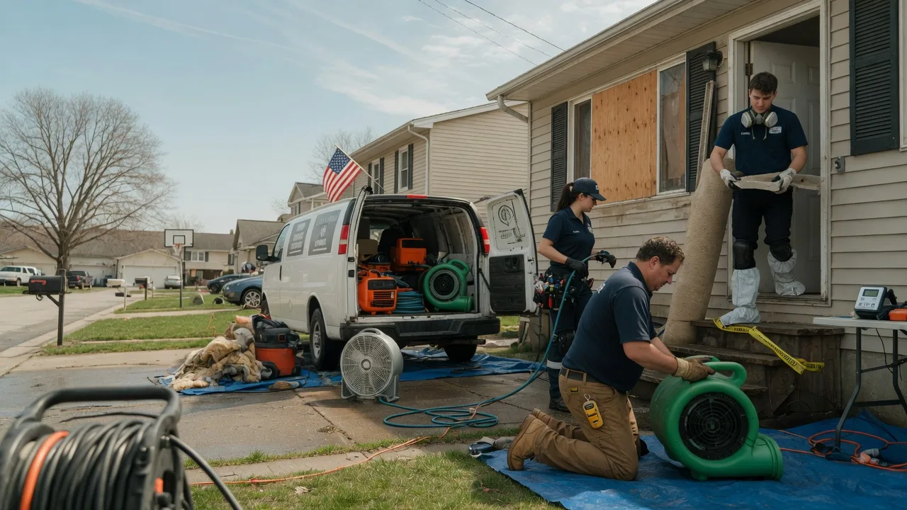 Water Damage Restoration in Dalton City, IL near me